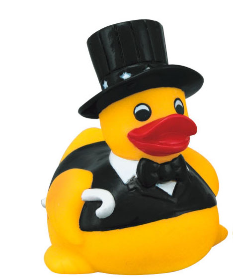 Promotional Groom Rubber Duck