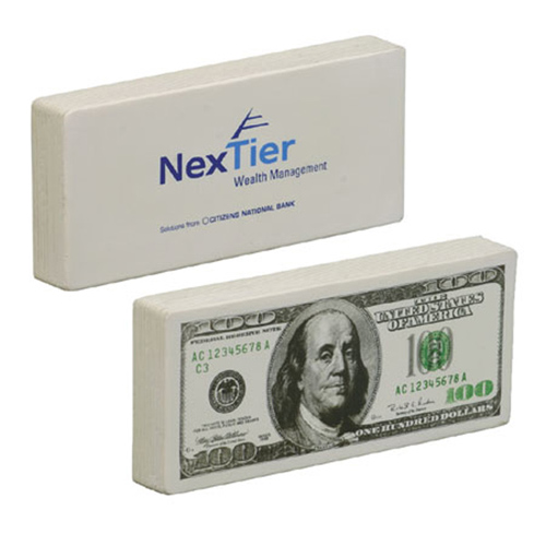 Promotional 100 Dollar Bill Stress Reliever