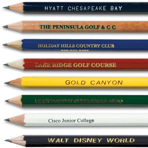 Promotional Golf Pencil Hex