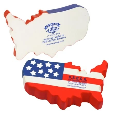 Promotional US Map Stress Reliever
