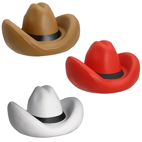 Promotional Cowboy Hat Stress Reliever