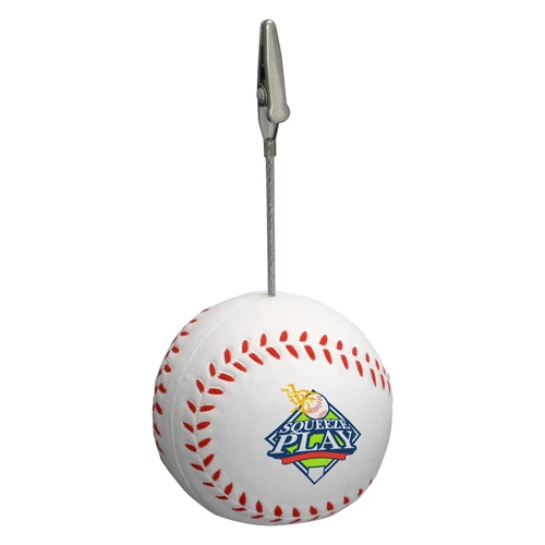 Promotional Baseball Memo Holder Stress Ball