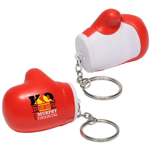 Promotional Boxing Glove Key Chain Stress Reliever