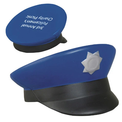 Promotional Police Cap Stress Ball