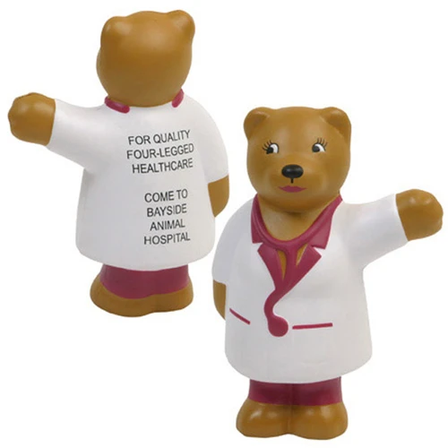Promotional Nurse Bear Stress Reliever