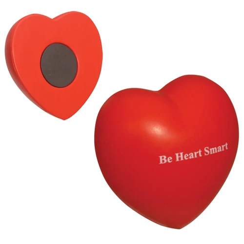 Promotional Valentine Heart Magnet Stress Reliever