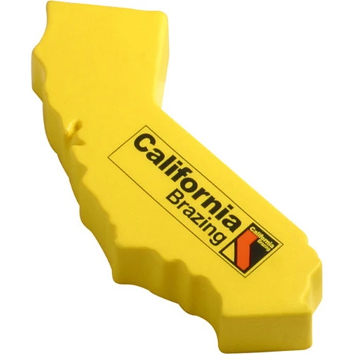Promotional California Shape Stress Reliever