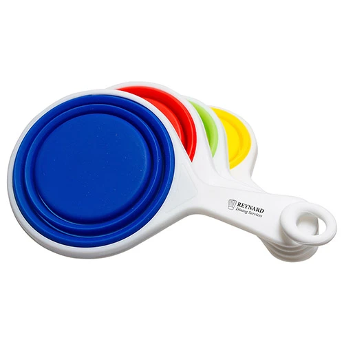 Promotional Pop Out Silicone Measuring Cups