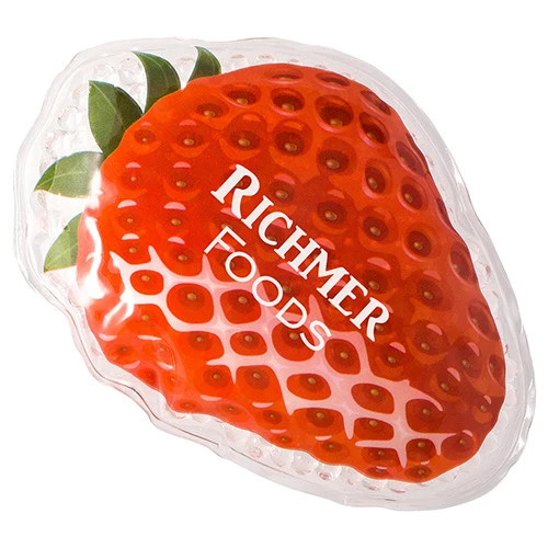 Promotional Strawberry Art Hol/Cold Packs 