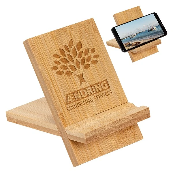 Promotional FSC® Bamboo Portable Phone Stand