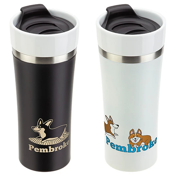 Promotional Pembroke Ceramic and Stainless Tumbler-13 Oz.