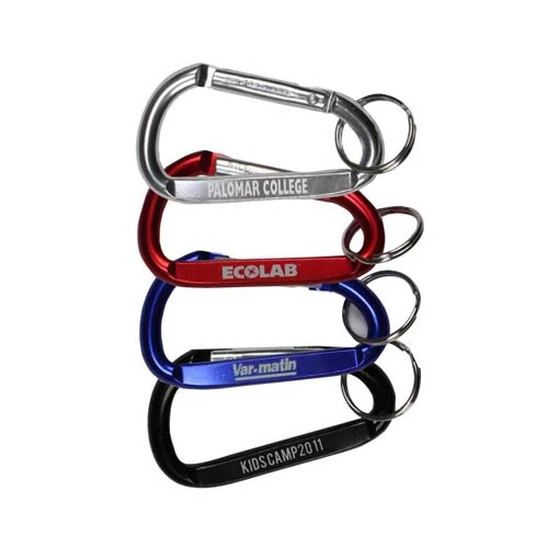 Promotional Large Carabiner with Split Ring
