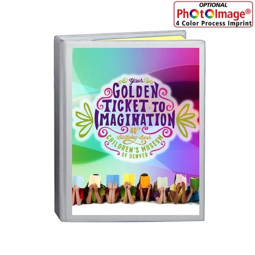 Promotional Full Size Sticky Note/Flag Book (4 Color Process)