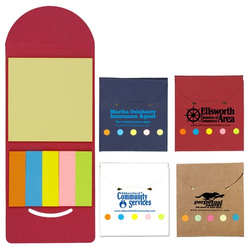 Promotional Recycled Sticky Note/Flag Book