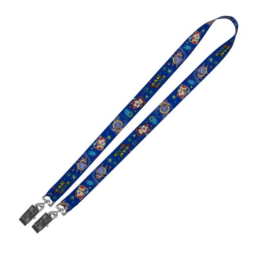 Promotional Dual Attachment Super Soft Polyester Lanyard - 3/4