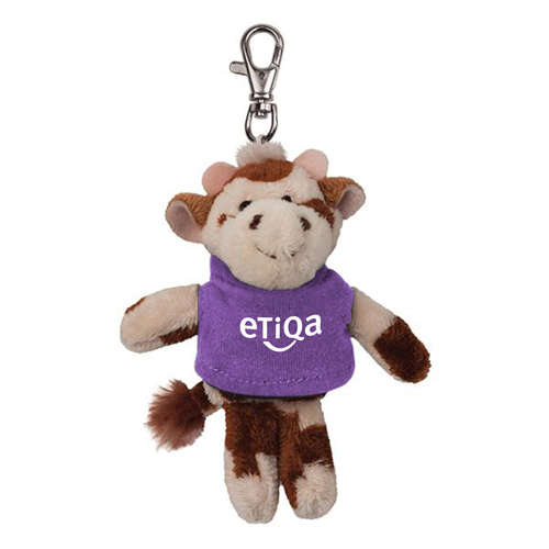 Promotional Cow Wild Bunch Key Tag