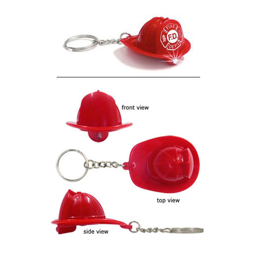 Promotional Fireman Hat Key Light
