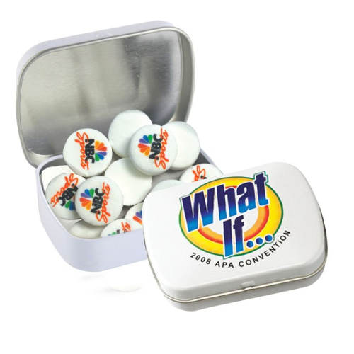 Promotional Domed Tin - Round Mints