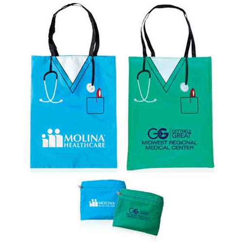 Promotional Convertible Scrubs Tote