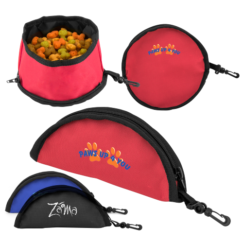 Promotional Food-To-Go Travel Pet Bowl 