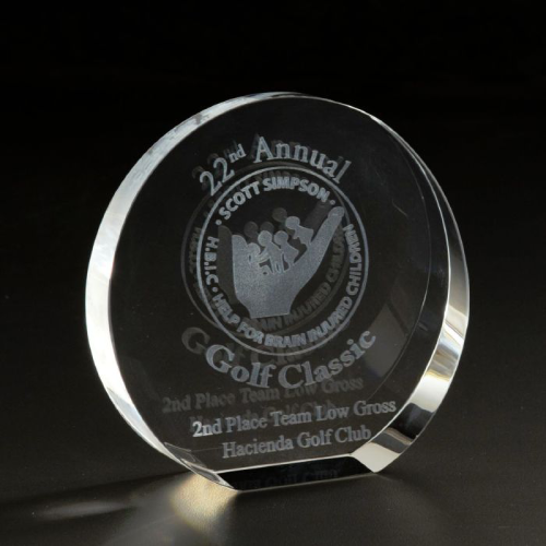 Promotional Circle Award - 3D Small