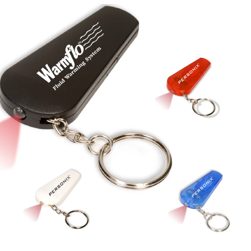 Promotional Light Up Key Tag with Whistle