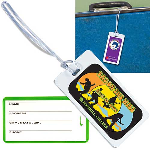 Promotional Hi-Flyer Luggage Tag - 4 Color Process