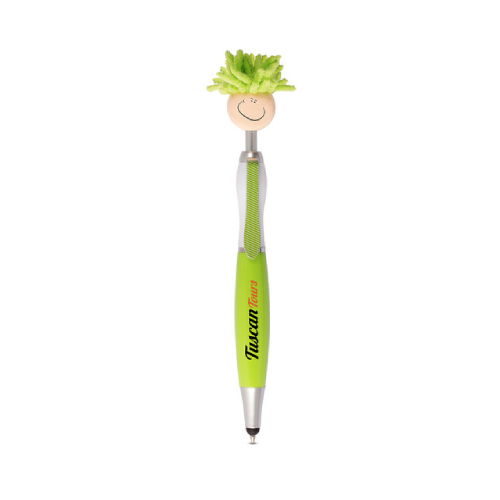 Promotional Green MopToppers Multicultural Screen Cleaner With Stylus Pen