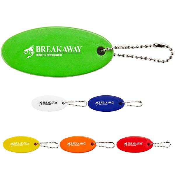 Promotional Oval Floater Key Tag