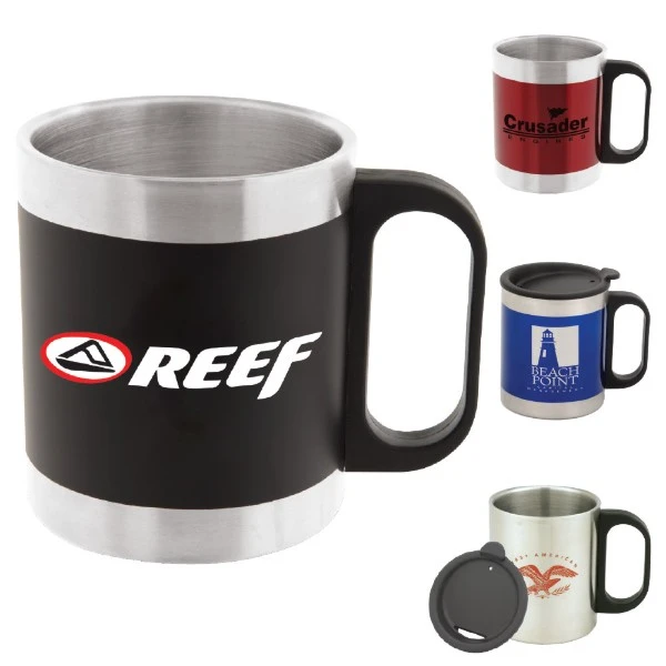 Promotional Cafe Franc Steel Mug