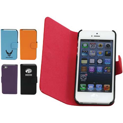 Promotional Simulated Leather Case for iPhone 5