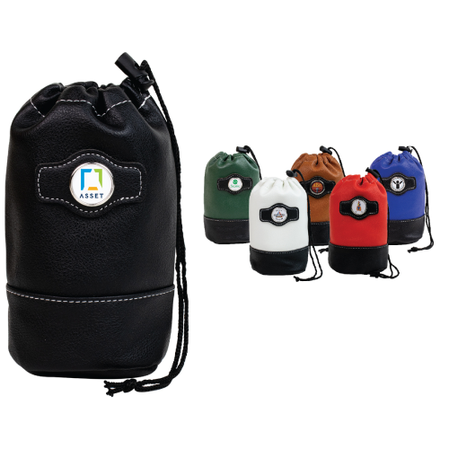 Promotional Leatherette Drawstring Pouch