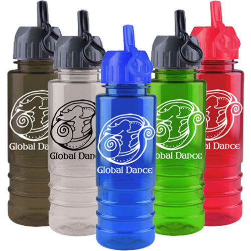 Promotional Tritan Salute Flip Straw-24 oz