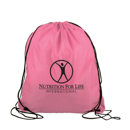 Promotional The Graduate - Pink Drawstring Backpack