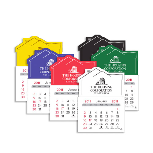 Promotional Vinyl House Adhesive Calendar