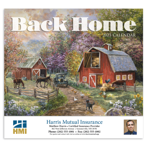 Promotional Back Home Calendar