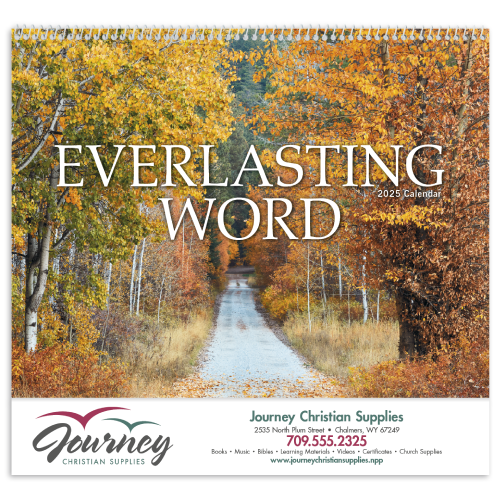 Promotional Everlasting Word Calendar - Spiral