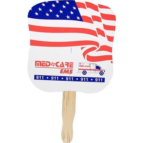 Promotional Patriotic Hand Fan