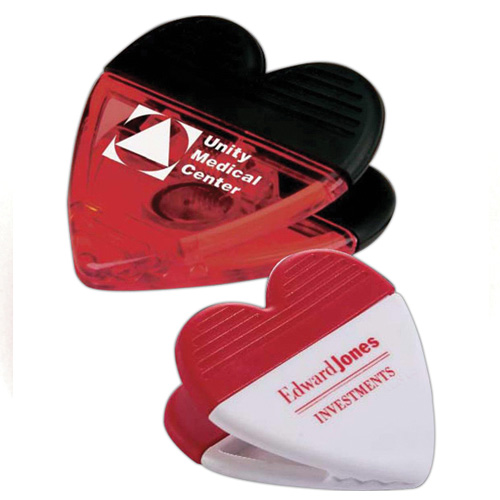 Promotional Heart Power Clip