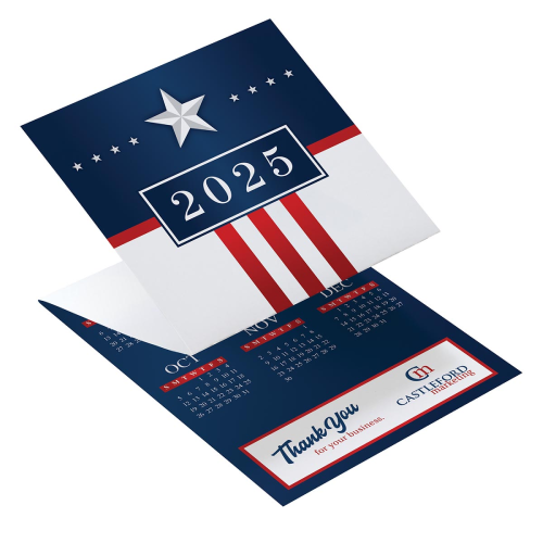 Promotional USA Trifold Mailable Calendar