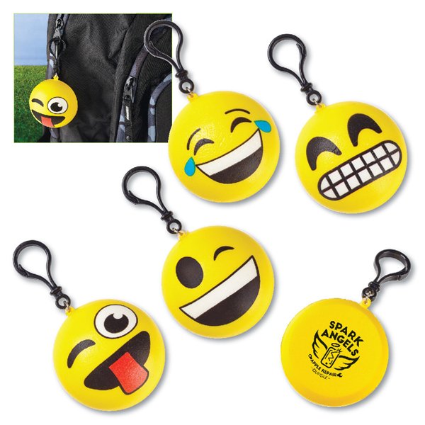 Promotional Squishy Emoji Clip-Ons
