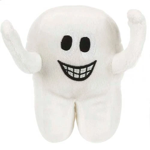 Promotional Stuffed Tooth Toy with Braces