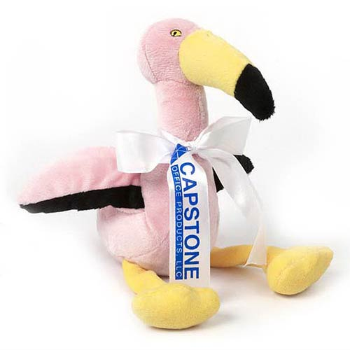 Promotional Flamingo Stuffed Beanie Animal