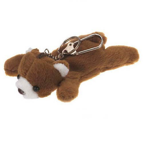 Promotional Laying Brown Bear Keychain