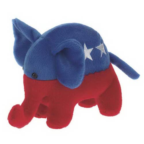 Promotional Patriotic Plush - Elephant