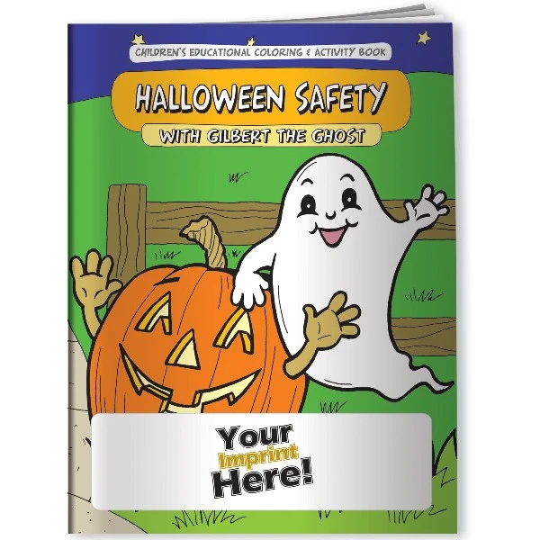 Promotional Halloween Safety Coloring Book