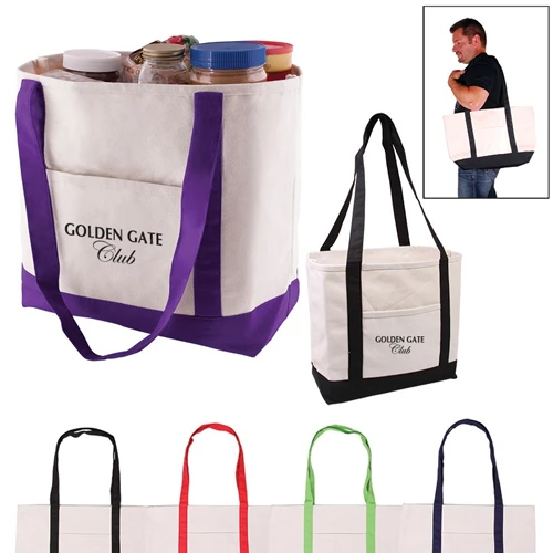 Promotional Cotton Canvas Boat Tote 
