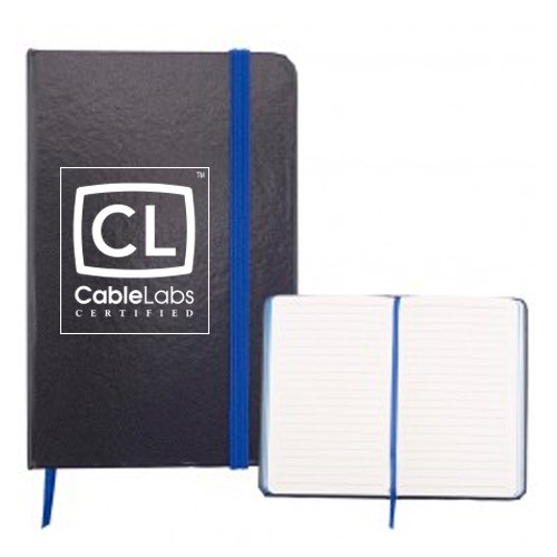 Promotional Two-Tone Comfort Touch Bound Journal - 3