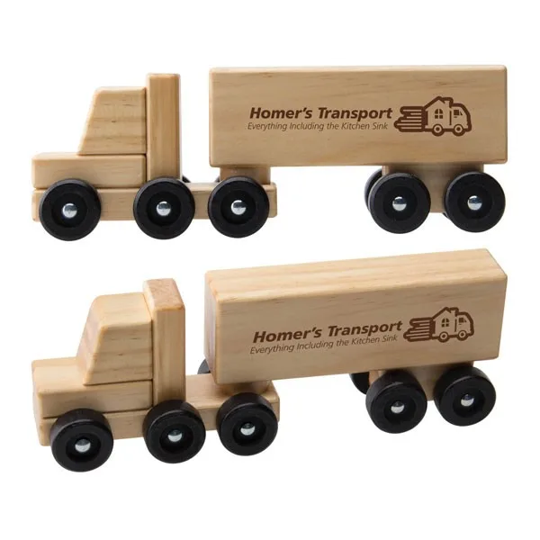 Promotional Wooden Semi Truck