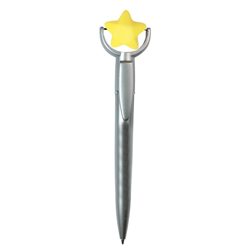 Promotional Stressball Pen - Star Squeezie Top Pen